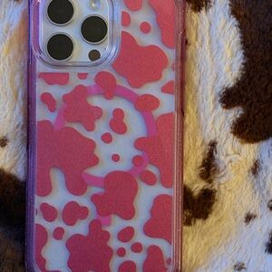 OtterBox Pink and White Patterned Phone Case